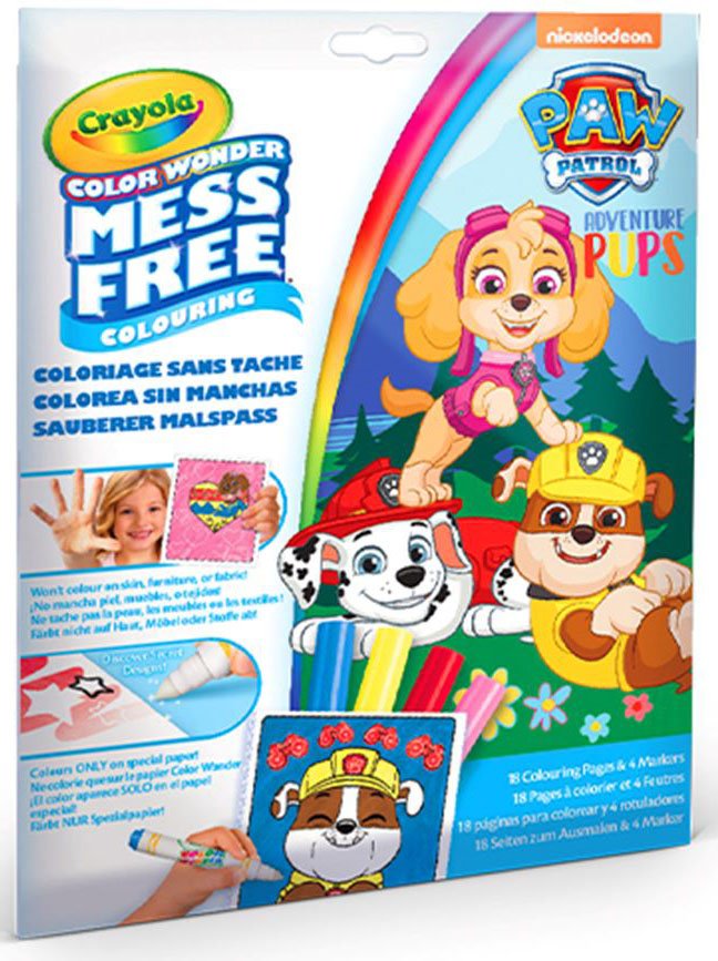 CRAYOLA COLOR WONDER ΣΕΤ ΖΩΓΡΑΦΙΚΗΣ ΜΕ ΜΑΡΚΑΔΟΡΟΥΣ PAW PATROL