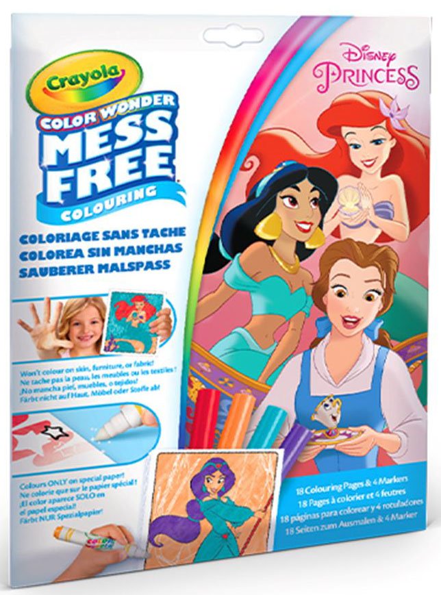 CRAYOLA COLOR WONDER ΣΕΤ ΖΩΓΡΑΦΙΚΗΣ ΜΕ ΜΑΡΚΑΔΟΡΟΥΣ ΠΡΙΓΚΙΠΙΣΣΕΣ DISNEY