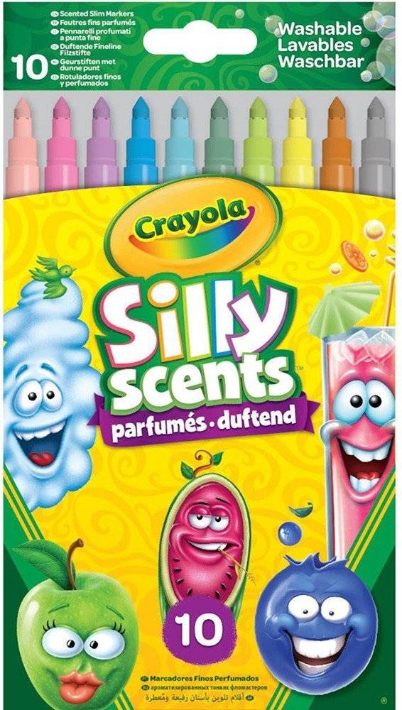CRAYOLA SILLY SCENTS 10 ΛΕΠΤΟΙ ΜΑΡΚΑΔΟΡΟΙ ΠΛΕΝΟΜΕΝΟΜΕΝΟΙ ΜΕ ΑΡΩΜΑΤΑ