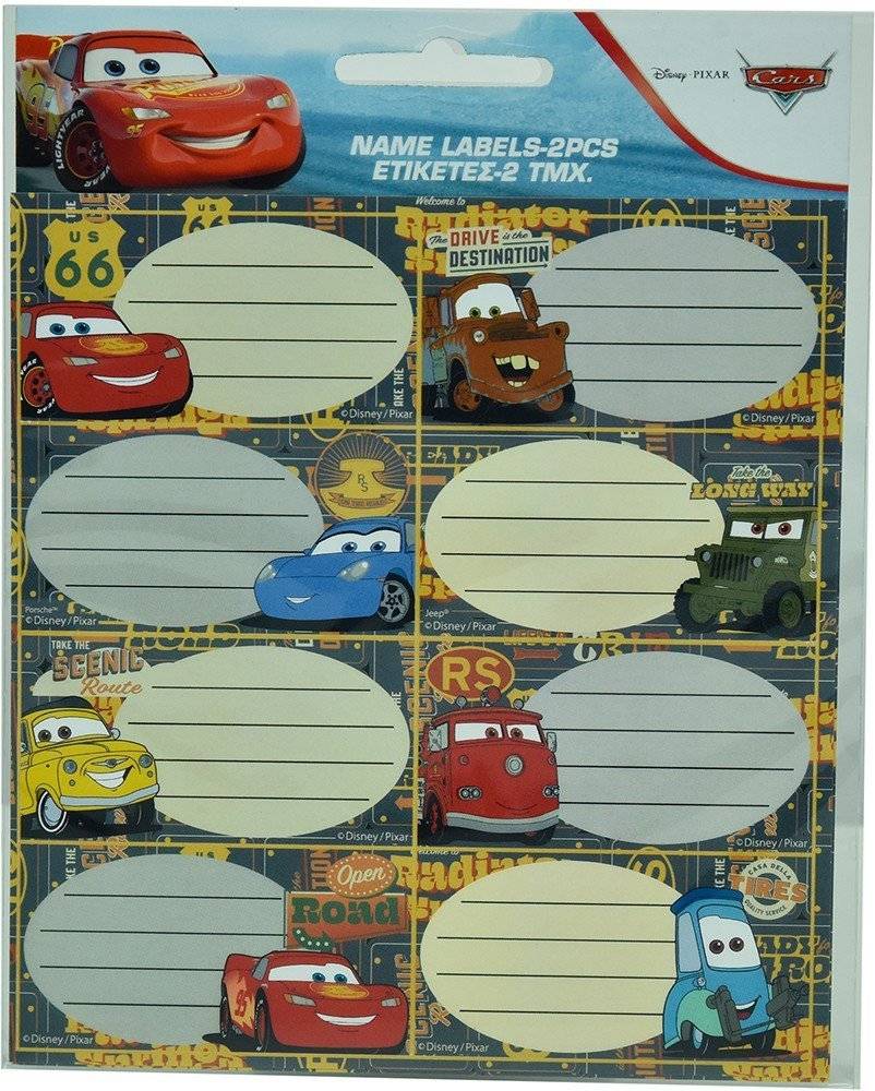 ΑΥΤΟΚΟΛΛΗΤΕΣ ΕΤΙΚΕΤΕΣ ΤΕΤΡΑΔΙΟΥ GIM CARS 2023 GIM