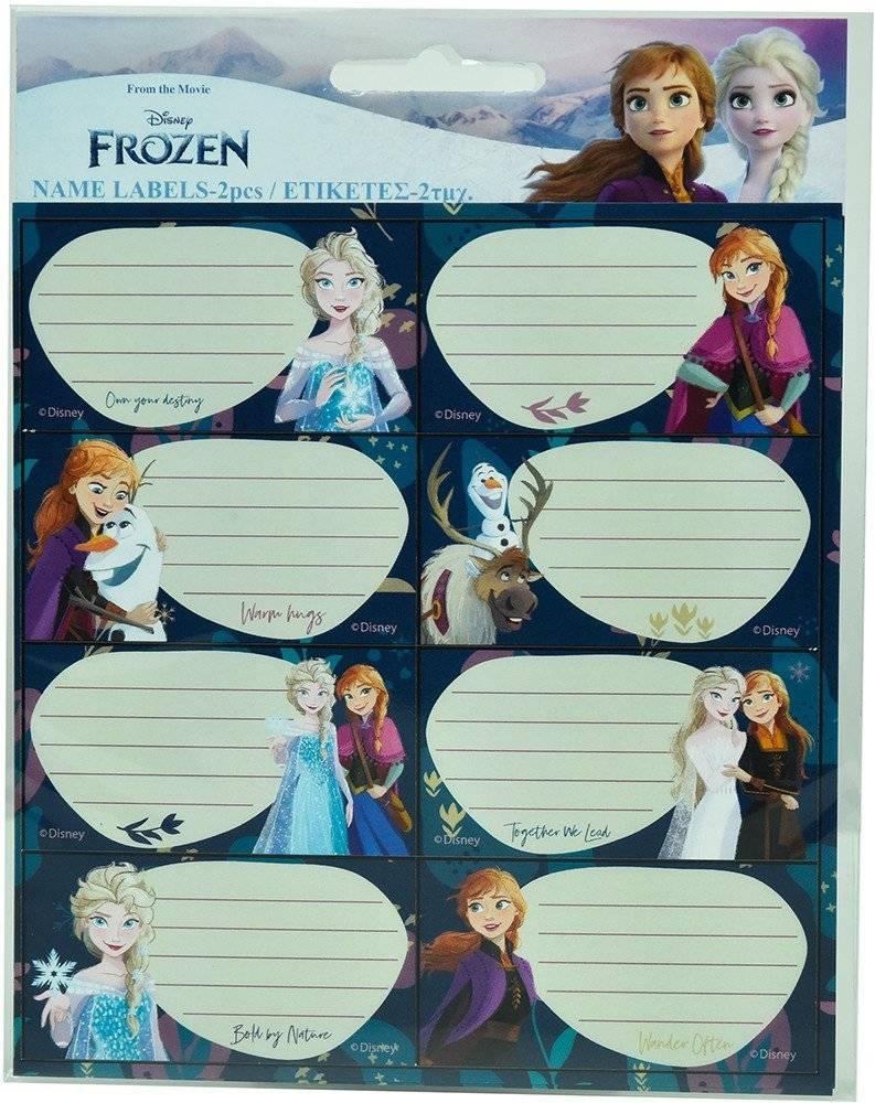 ΑΥΤΟΚΟΛΛΗΤΕΣ ΕΤΙΚΕΤΕΣ ΤΕΤΡΑΔΙΟΥ GIM FROZEN 2-2023 GIM