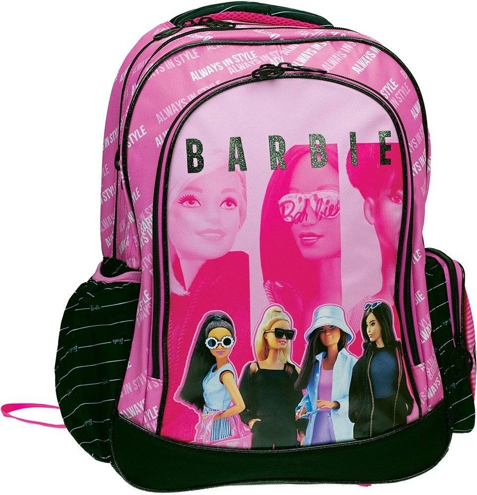 GIM ΤΣΑΝΤΑ ΔΗΜOTIKOY ΟΒΑΛ GIM BARBIE OUT OF THE BOX +ΔΩΡΟ