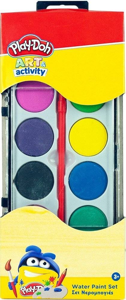 PLAY-DOH ΣΕΤ ΝΕΡΟΜΠΟΓΙΕΣ 12TMX - ΠΙΝΕΛΟ PLAYDOH