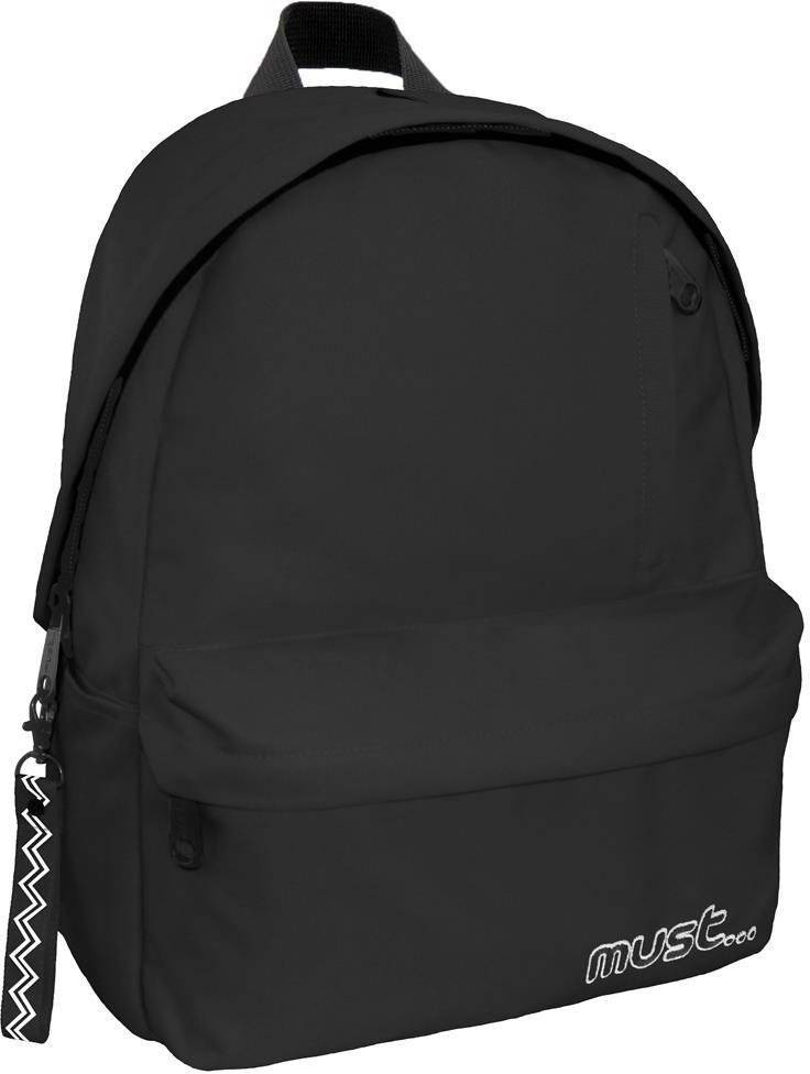 ΤΣΑΝΤΑ ΠΛΑΤΗΣ ΓΥΜΝΑΣΙΟΥ MUST MONOCHROME RPET ΜΑΥΡΟ 1 ΚΕΝΤΡΙΚΗ ΘΗΚΗ