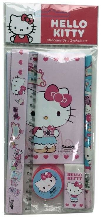 ΣΧΟΛΙΚΟ ΣΕΤ HELLO KITTY GIM 5ΤΜΧ GIM