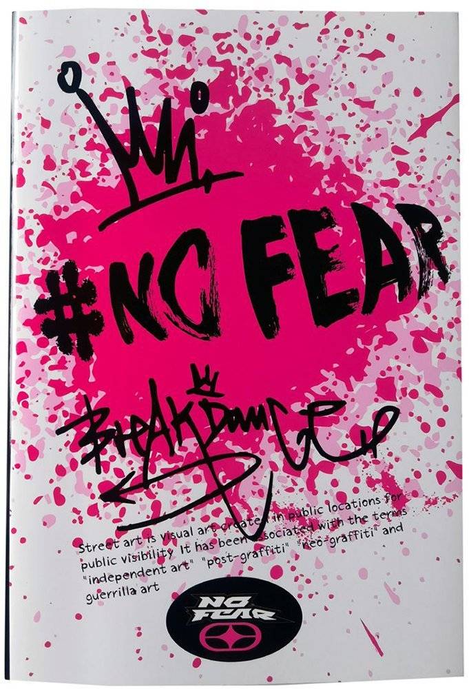 ΤΕΤΡΑΔΙΟ NO FEAR QUEEN GIM Β5 40 ΦΥΛΛΩΝ 17X25CM