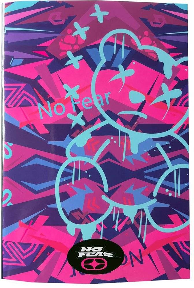 ΤΕΤΡΑΔΙΟ NO FEAR BEAR GIM Β5 40 ΦΥΛΛΩΝ 17X25CM GIM