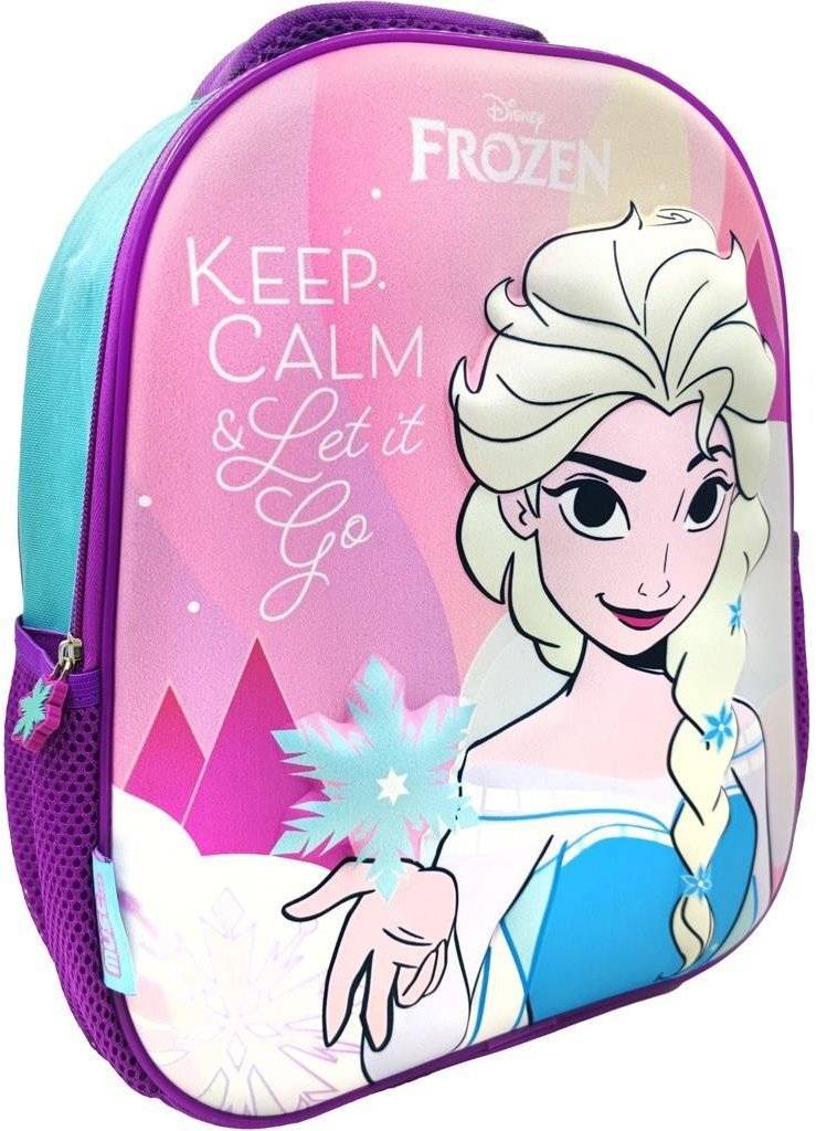 ΤΣΑΝΤΑ ΠΛΑΤΗΣ ΝΗΠΙΟΥ MUST 3D FROZEN KEEP CALM AND LET IT GO ΜΩΒ
