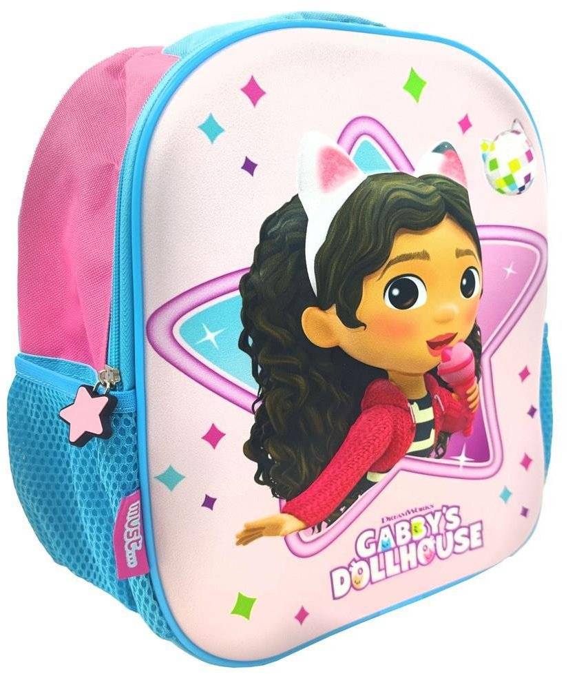 ΤΣΑΝΤΑ ΠΛΑΤΗΣ ΝΗΠΙΟΥ MUST 3D GABBYS DOLLHOUSE ΡΟΖ