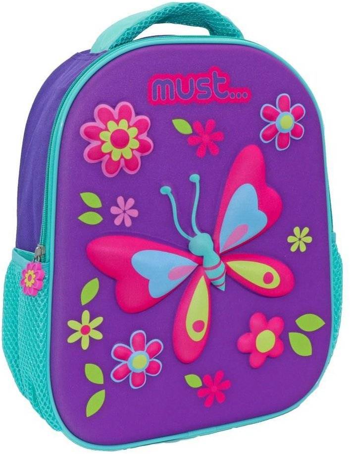 ΤΣΑΝΤΑ ΠΛΑΤΗΣ ΝΗΠΙΟΥ MUST 3D BUTTERFLY ΜΩΒ MUST