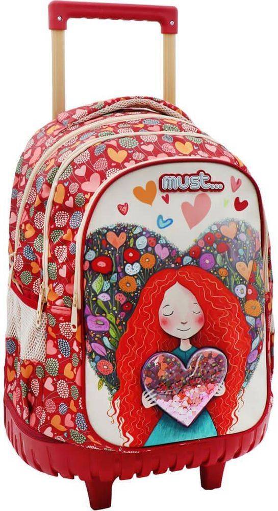 MUST ΤΣΑΝΤΑ TROLLEY ΔΗΜΟΤΙΚΟΥ MUST RED HEART