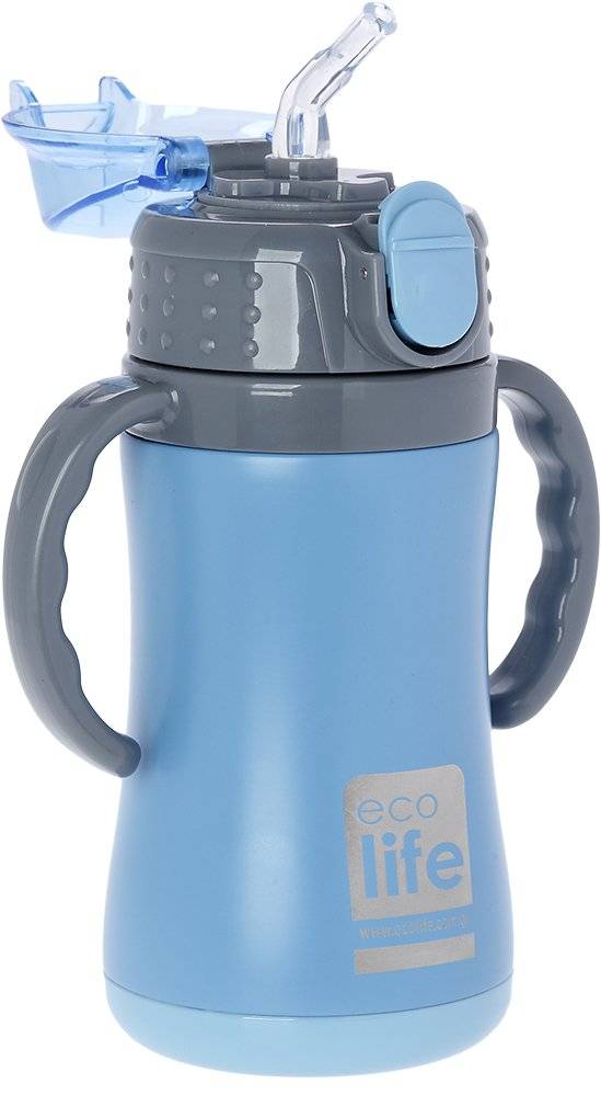 ECOLIFE ΑΝΟΞΕΙΔΩΤΟ ΠΑΙΔΙΚΟ ΘΕΡΜΟΣ ECOLIFE THERMOS KIDS 300ML ΜΠΛΕ