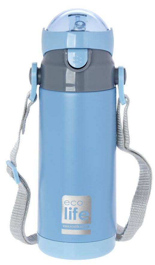 ECOLIFE ΑΝΟΞΕΙΔΩΤΟ ΠΑΙΔΙΚΟ ΘΕΡΜΟΣ ECOLIFE THERMOS KIDS 400ML ΜΠΛΕ