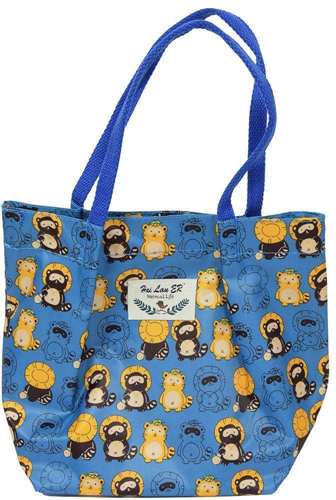 SPACECOW ΤΣΑΝΤΑ ΠΑΙΔΙΚΗ ΑΔΙΑΒΡΟΧΗ 20,5 X 25 X 13,5 CM - ΓΑΤΟΣ ΜΠΛΕ /ΚΙΤΡΙΝΟ