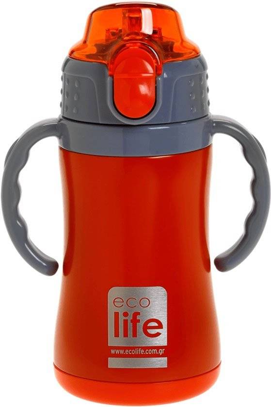 ΑΝΟΞΕΙΔΩΤΟ ΠΑΙΔΙΚΟ ΘΕΡΜΟΣ ECOLIFE THERMOS KIDS 300ML ΚΟΚΚΙΝΟ