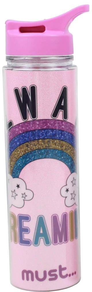 ΠΑΓΟΥΡΙ MUST ΠΛΑΣΤΙΚΟ ΡΟΖ GLITTER 450ML