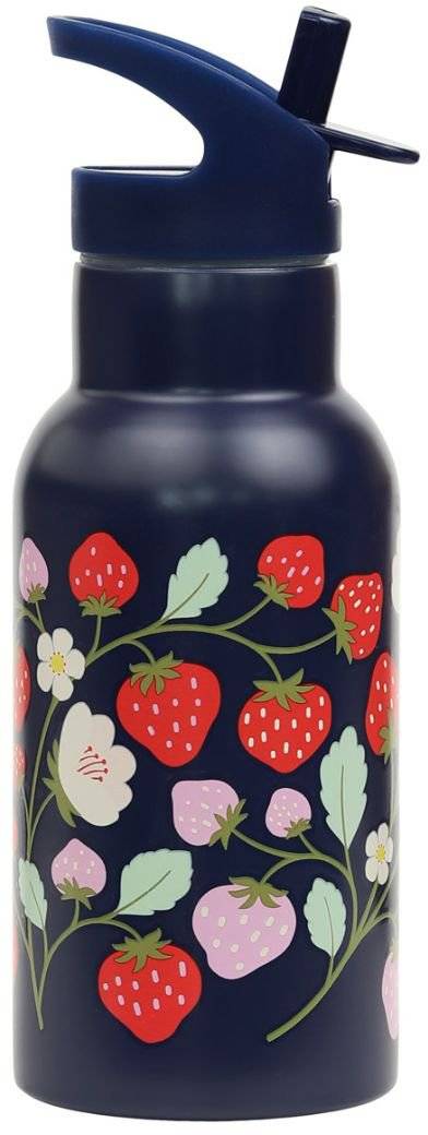ΑΝΟΞΕΙΔΩΤΟ ΜΠΟΥΚΑΛΙ A LITTLE LOVELY COMPANY 350ML STRAWBERRIES