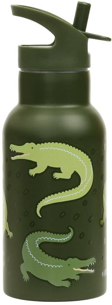 ΑΝΟΞΕΙΔΩΤΟ ΜΠΟΥΚΑΛΙ A LITTLE LOVELY COMPANY 350ML CROCODILES A LITTLE LOVELY COMPANY