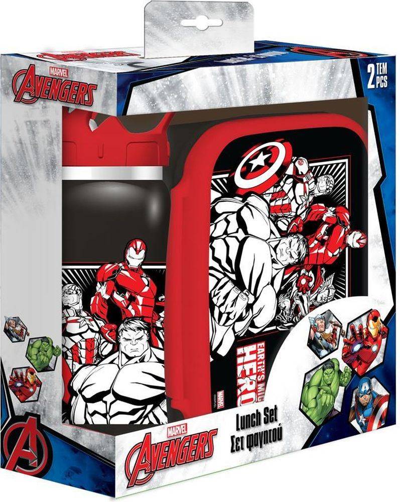 MUST ΑΝΟΞΕΙΔΩΤΟ ΣΕΤ ΦΑΓΗΤΟΔΟΧΕΙΟ-ΠΑΓΟΥΡΙ MUST AVENGERS