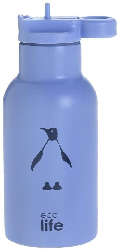 ΜΕΤΑΛΛΙΚΟ ΘΕΡΜΟΣ ECOLIFE KIDS THERMOS ANIMALS PENGUIN 350ML