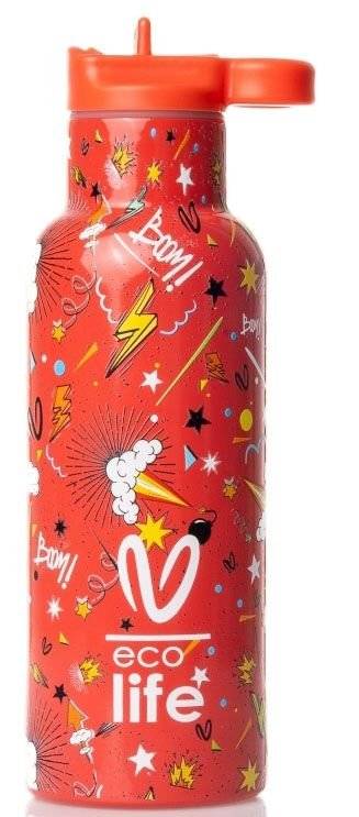 ΜΕΤΑΛΛΙΚΟ ΘΕΡΜΟΣ ECOLIFE X VASILIKI 500ML SPITHA