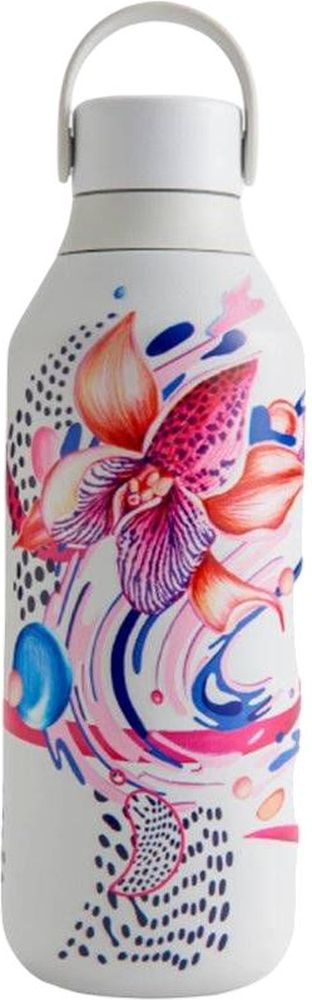 CHILLYS ΑΝΟΞΕΙΔΩΤΟ ΜΠΟΥΚΑΛΙ ΘΕΡΜΟΣ CHILLY'S S2 URBAN MURALS ORCHID 500ML