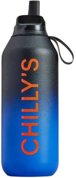 CHILLYS ΑΝΟΞΕΙΔΩΤΟ ΜΠΟΥΚΑΛΙ ΘΕΡΜΟΣ CHILLΥ'S S2 FLIP MIDNIGHT 500ML
