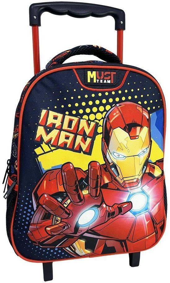 ΤΣΑΝΤΑ TROLLEY MUST TEAM AVENGERS IRON MAN 2 ΘΗΚΕΣ MUST