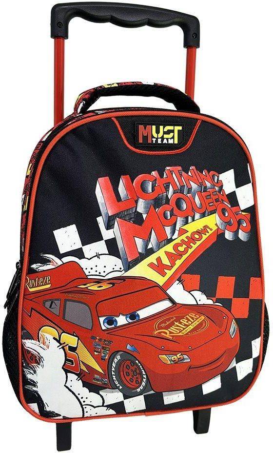 ΤΣΑΝΤΑ TROLLEY MUST TEAM DISNEY CARS LIGHTNING MCQUEEN KACHOW 2 ΘΗΚΕΣ