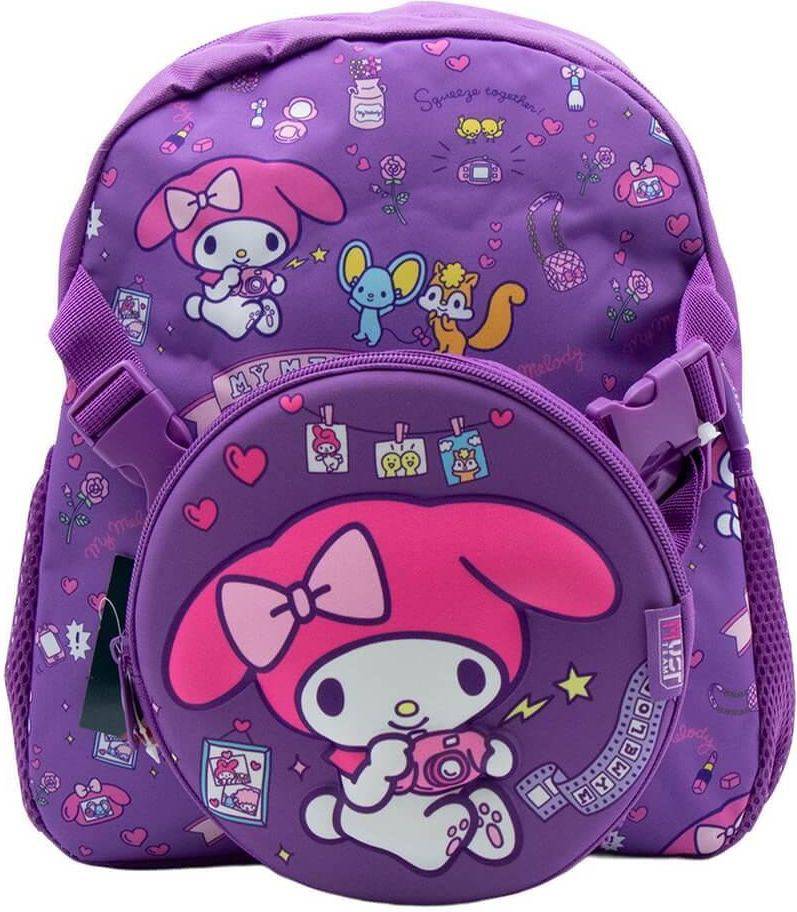 MUST ΤΣΑΝΤΑ ΠΛΑΤΗΣ MUST TEAM MY MELODY 1 ΘΗΚΗ ΜΕ ΑΠΟΣΠΩΜΕΝΟ ΤΣΑΝΤΑΚΙ ΜΕΣΗΣ-ΩΜΟΥ