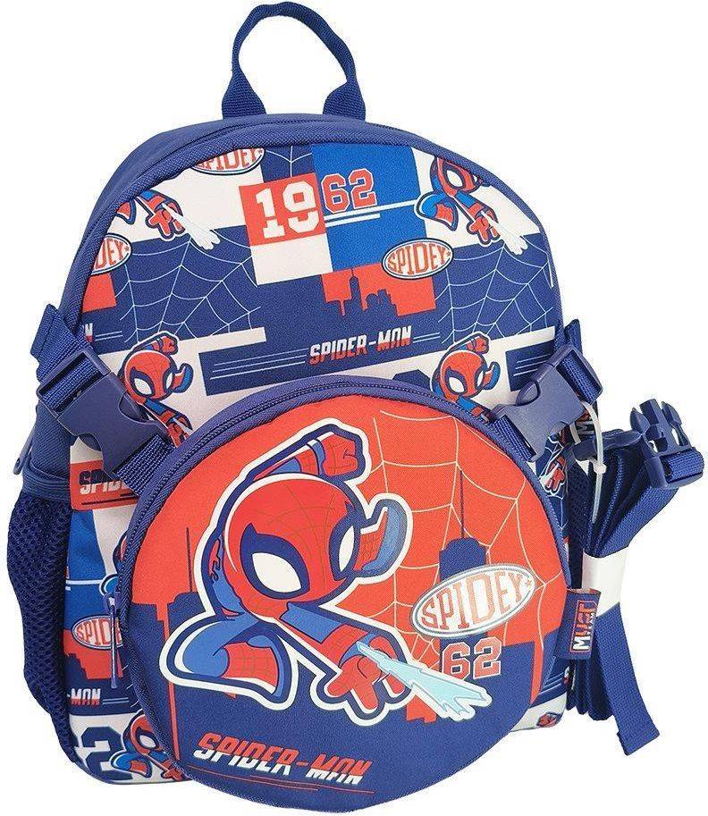 MUST ΤΣΑΝΤΑ ΠΛΑΤΗΣ MUST TEAM MARVEL SPIDER MAN 1 ΘΗΚΗ ΜΕ ΑΠΟΣΠΩΜΕΝΟ ΤΣΑΝΤΑΚΙ ΜΕΣΗΣ-ΩΜΟΥ