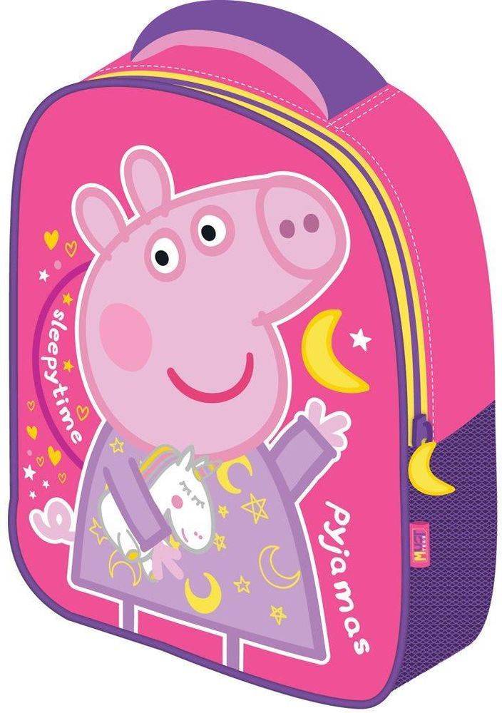 ΤΣΑΝΤΑ ΠΛΑΤΗΣ MUST TEAM PEPPA PIG 3D EVA 1 ΘΗΚΗ