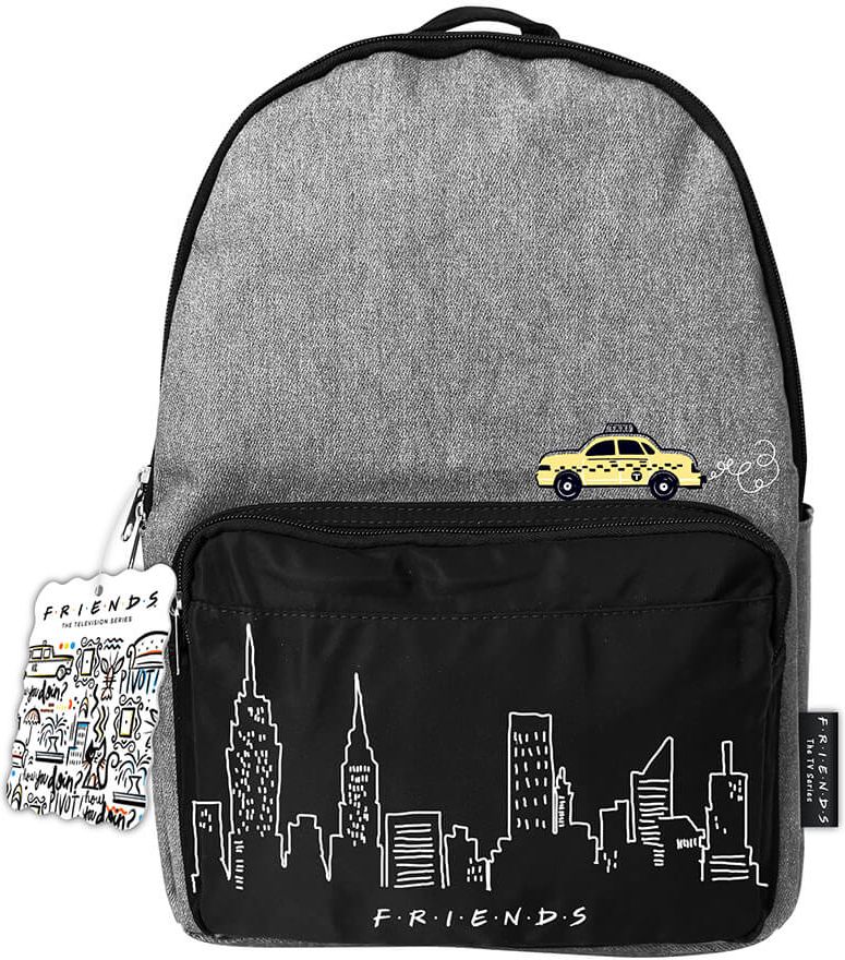 BLUE SKY FRIENDS DENIM BACKPACK TAXI