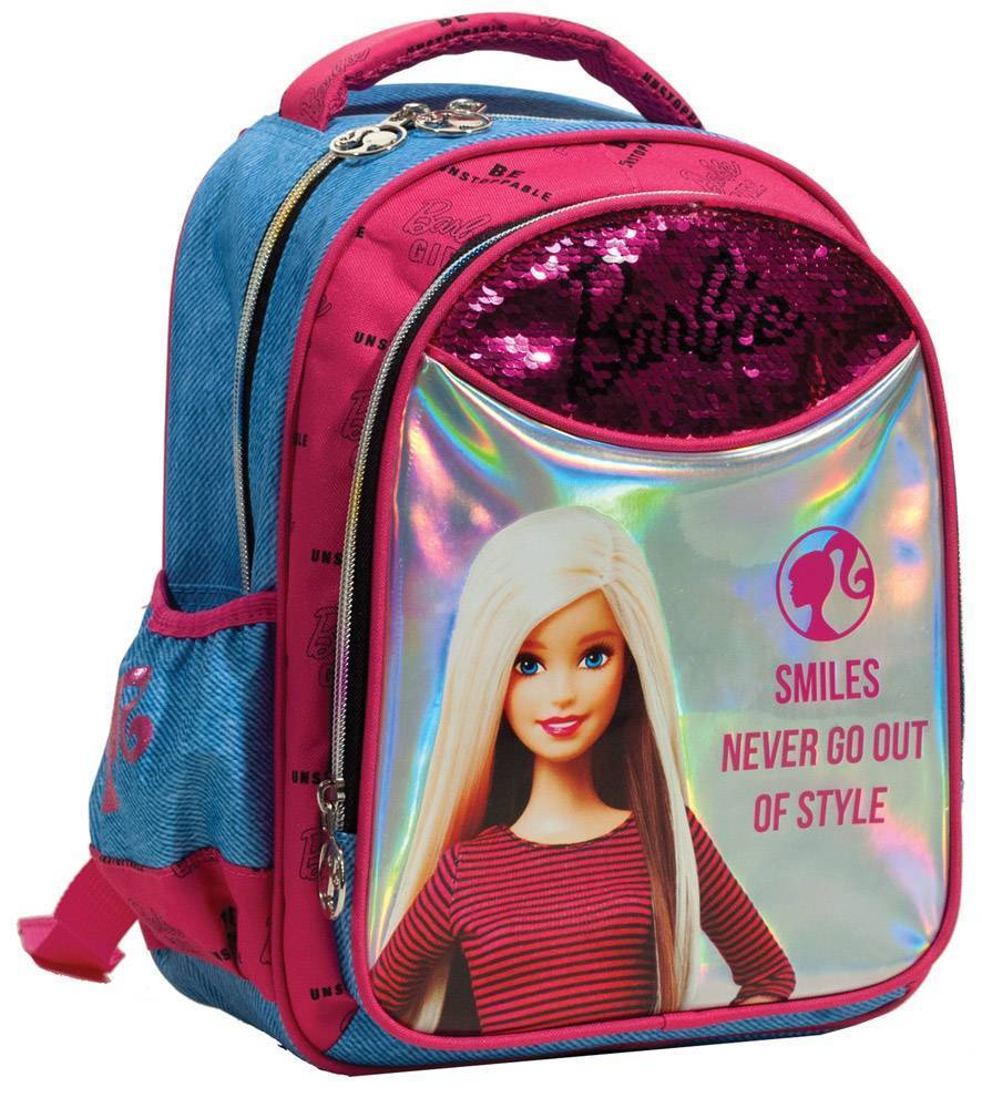 GIM ΣΑΚΙΔΙΟ ΠΛΑΤΗΣ ΝΗΠΙΟΥ GIM BARBIE DENIM FASHION 12L