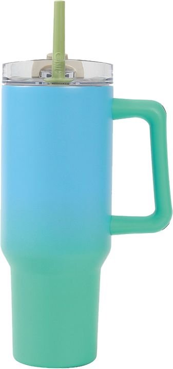 ΚΟΥΠΑ ΘΕΡΜΟΣ I DRINK TRAVEL MUG 1200ML GREEN/BLUE I-TOTAL