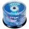 TDK DVD+R 16X 4.7GB CAKEBOX 50PCS