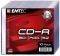 EMTEC CD-R 52X 80 MIN 700MB SLIM CASE 10 PACK