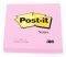 3M POST-IT 654 FLORAL (PASTEL) PINK 76 X 76MM 100 