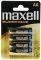  MAXELL SUPER ALKALINE 3A 4 . LR03