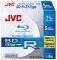 JVC BLU RAY BD-R HARD COAT 25GB 6X SLIM 5PCS JAPAN MADE BY TAIYO YUDEN