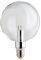  BIGSOLAR LED 00761 GLOBE E27 3W G125 CLEAR DIMMABLE 2700K