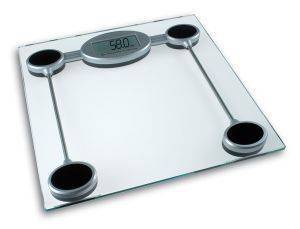  GLASS WEIGHT SCALE HAPPY LIFE
