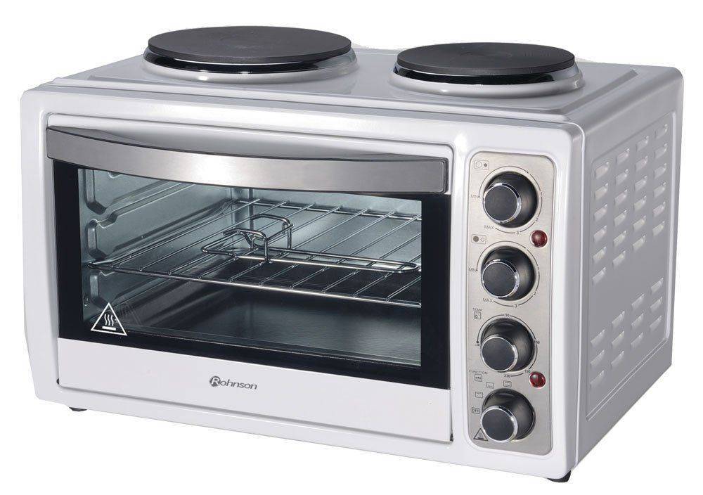 ROHNSON ΦΟΥΡΝΑΚΙ ΜΕ 2 ΕΣΤΙΕΣ ROHNSON R-2128