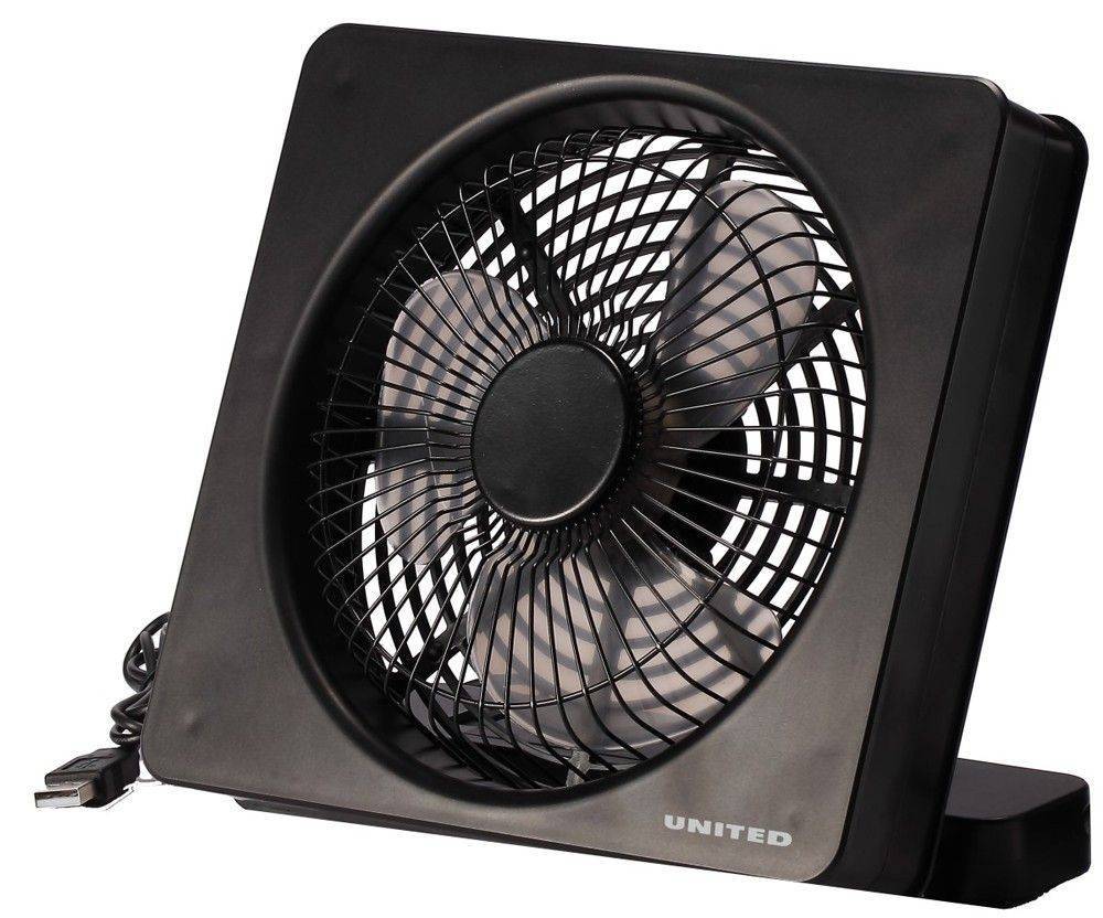 ΜΙΝΙ ΑΝΕΜΙΣΤΗΡΑΣ USB 15CM UNITED UMF-687 ΜΑΥΡΟΣ UNITED