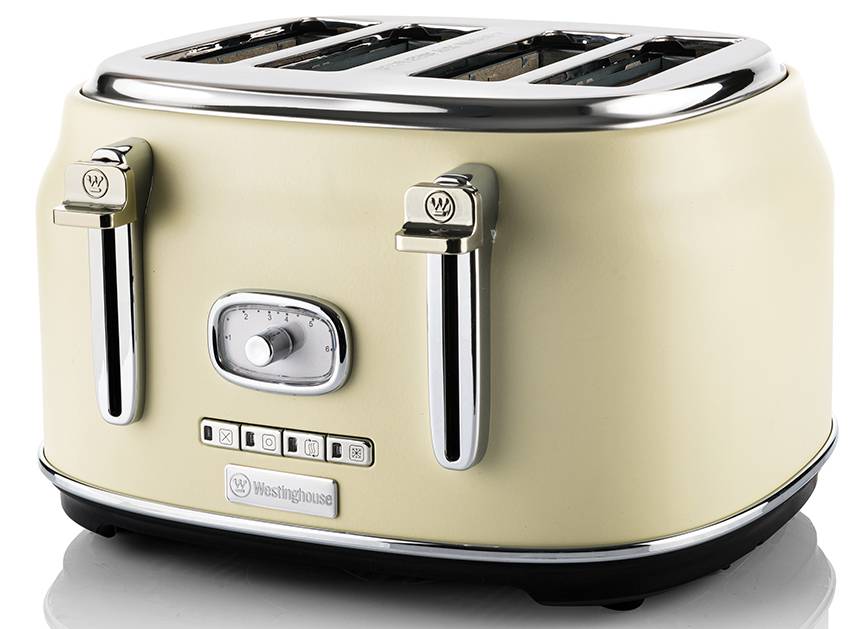 WESTINGHOUSE ΡΕΤΡΟ ΦΡΥΓΑΝΙΕΡΑ 4 ΘΕΣΕΩΝ WESTINGHOUSE WKTTB809WH