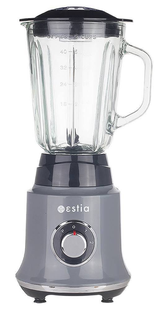 ΜΠΛΕΝΤΕΡ ΜΕ ΓΥΑΛΙΝΗ ΚΑΝΑΤΑ ESTIA AROMA GREY ESTIA