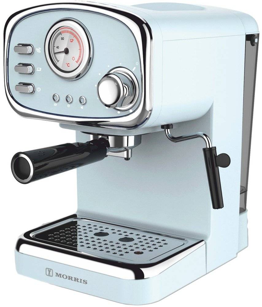 ΚΑΦΕΤΙΕΡΑ ESPRESSO RETRO MORRIS R20809EMB LIGHT BLUE MORRIS