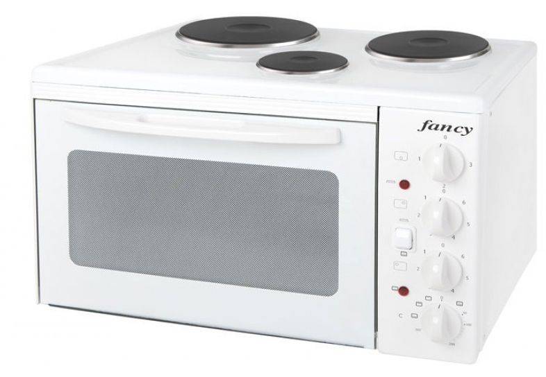 ΦΟΥΡΝΑΚΙ ΜΕ 3 ΕΣΤΙΕΣ FANCY 0001 ΛΕΥΚΟ