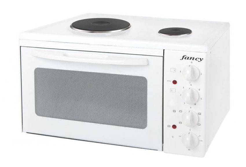 ΦΟΥΡΝΑΚΙ ΜΕ 2 ΕΣΤΙΕΣ FANCY 0005 ΛΕΥΚΟ FANCY