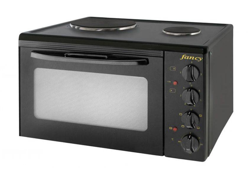 ΦΟΥΡΝΑΚΙ ΜΕ 2 ΕΣΤΙΕΣ FANCY 0217 ΜΑΥΡΟ FANCY